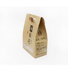 Scatole di d'imballaggio di carta squisite il tè con la dimensione su ordinazione della maniglia e della finestra