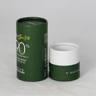 La carta cilindrica verde del commestibile SGS-FDA Certidied può imballando per le bottiglie cosmetiche