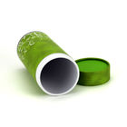 Intera metropolitana di carta rotonda verde che imballa per l'imballaggio del tè