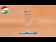 Barattoli trasparenti in PET sigillati in plastica