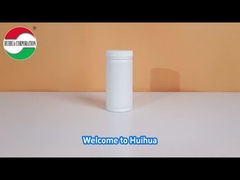 Cilindro di plastica trasparente