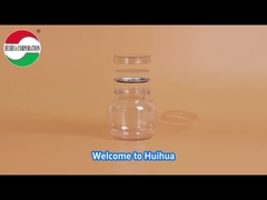 Bottiglia di plastica in PET con labbra a vite