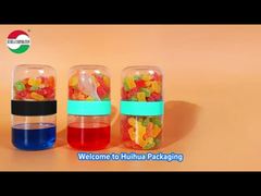 Two layers plastic jar