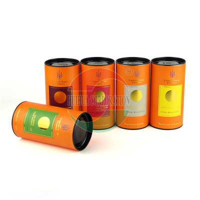 Custom Size Eco-Friendly Kraft Paper Tube Packaging with Moisture Proof for Tea Coffee and Gift