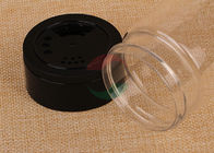 Cilindro di plastica su misura della radura di stuzzicadenti con il foro in copertura