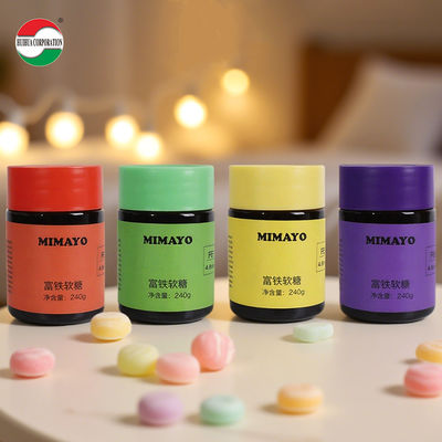 240g Clear PET Plastic Can for Food Packaging