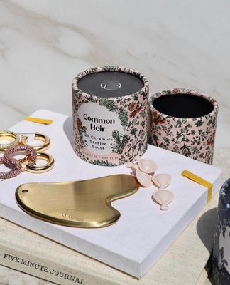 High-End Food Grade Supplement Collagen Capsules Paper Tube Packaging White Cardboard Paper Canister for Nutrition Vitamin