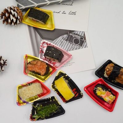 Wholesale High Transparency & Anti-fog PET Sushi Takeaway Tray Box & Clear Lids  Sashimi Thickened Platter Plastic Packaging Box