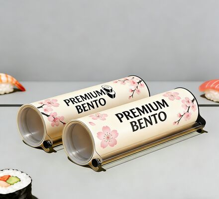 Eco-friendly Food Grade Sushi Packaging Paper Tube with Customized Logo