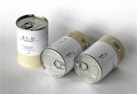 Latte composite riciclabili della carta di imballaggio dell'alimento/frutta/dado, scatola metallica aperta facile dell'alimento
