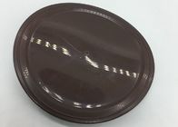 Coperchio su misura del PE di colore di Brown di dimensione, copertura di plastica del cappuccio protettivo del cioccolato