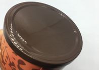 Coperchio su misura del PE di colore di Brown di dimensione, copertura di plastica del cappuccio protettivo del cioccolato
