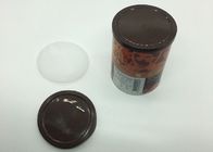 Customized Size Brown Color PE Lid , Chocolate Plastic End Cap Cover