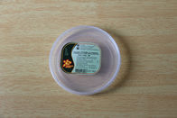 Contenitore di alimento/coperchi di plastica quadrati PE del contenitore con l'autoadesivo/etichetta su ordinazione di stampa