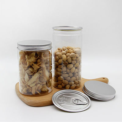 Custom Logo Food Grade Plastic PET Bottle Storage Jar 2Oz 4Oz 8Oz 12Oz 16Oz Pet Can Plastic Cosmetic Jar