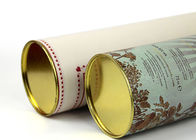Metropolitana di carta riciclata del vino che imballa stampa di lusso rotonda impermeabile