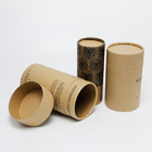 Contenitori d'imballaggio stampati su ordinazione del tè riciclabile della metropolitana della carta kraft del cilindro