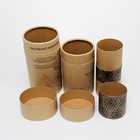 Contenitori d'imballaggio stampati su ordinazione del tè riciclabile della metropolitana della carta kraft del cilindro