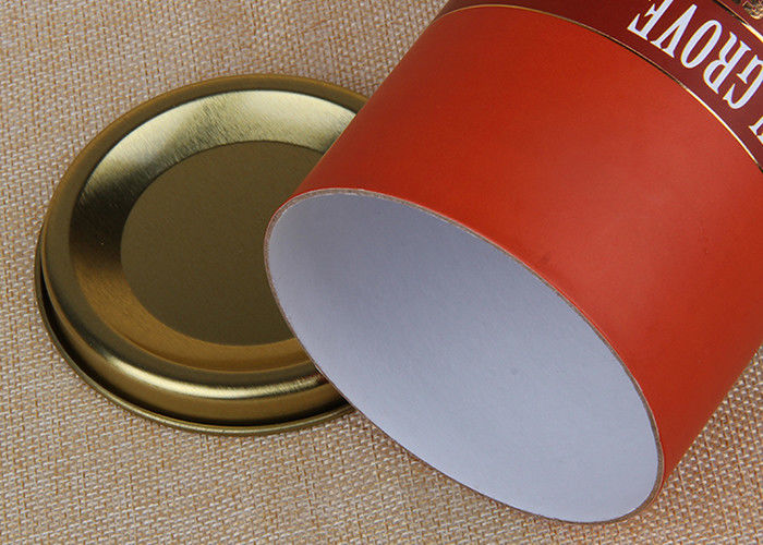 Il vino composito di carta rosso delle latte del cilindro riciclabile può imballando con i coperchi piani