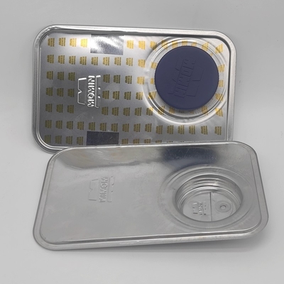 Coperchi per inscatolamento dell'olio motore da 126 mm Coperchi Easy Opne in latta Forma quadrata