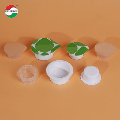 6oz personalizzare logo tazze di yogurt greco di parete singola di plastica di piccole dimensioni tazze di gelato di frutta coperchi materiale PP per snack cioccolato