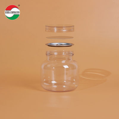 Custom Clear PET Plastic Jar 500ml-4000ml for Food Packaging