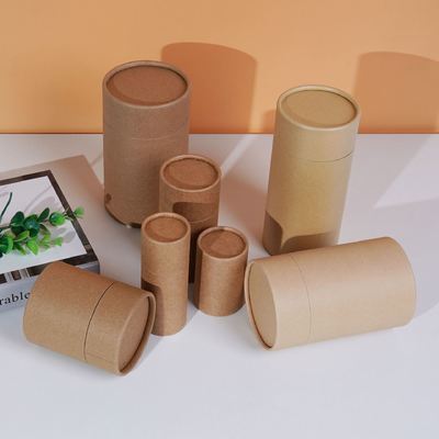 Good Price High Quality OEM Customized Size Design Printing Big Diameter White Cardboard Round Paper Tube Paper Can Packaging for Calendar Gift T-Shirt