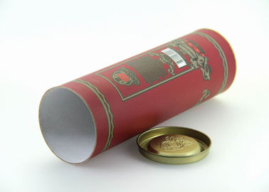 Cylinder Kraft Paper Tube Packaging For Food