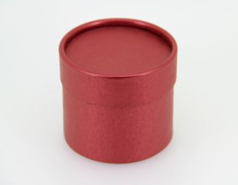Red Biodegradable Paper Cans Packaging for Wedding gift box with ISO SGS FDA QS