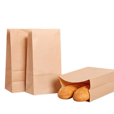 La carta kraft riciclata porta via il ristorante d'imballaggio insacca la consegna dell'alimento